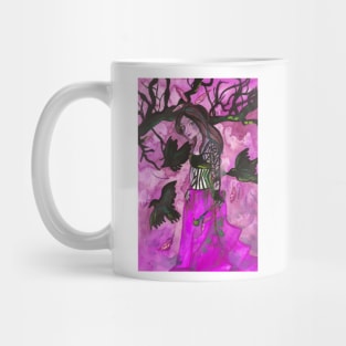 Raven Witch - Pink Palette Mug